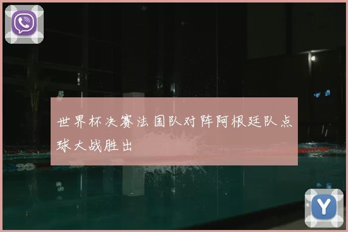 世界杯决赛法国队对阵阿根廷队点球大战胜出
