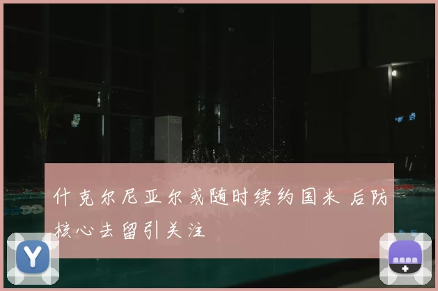 什克尔尼亚尔或随时续约国米 后防核心去留引关注